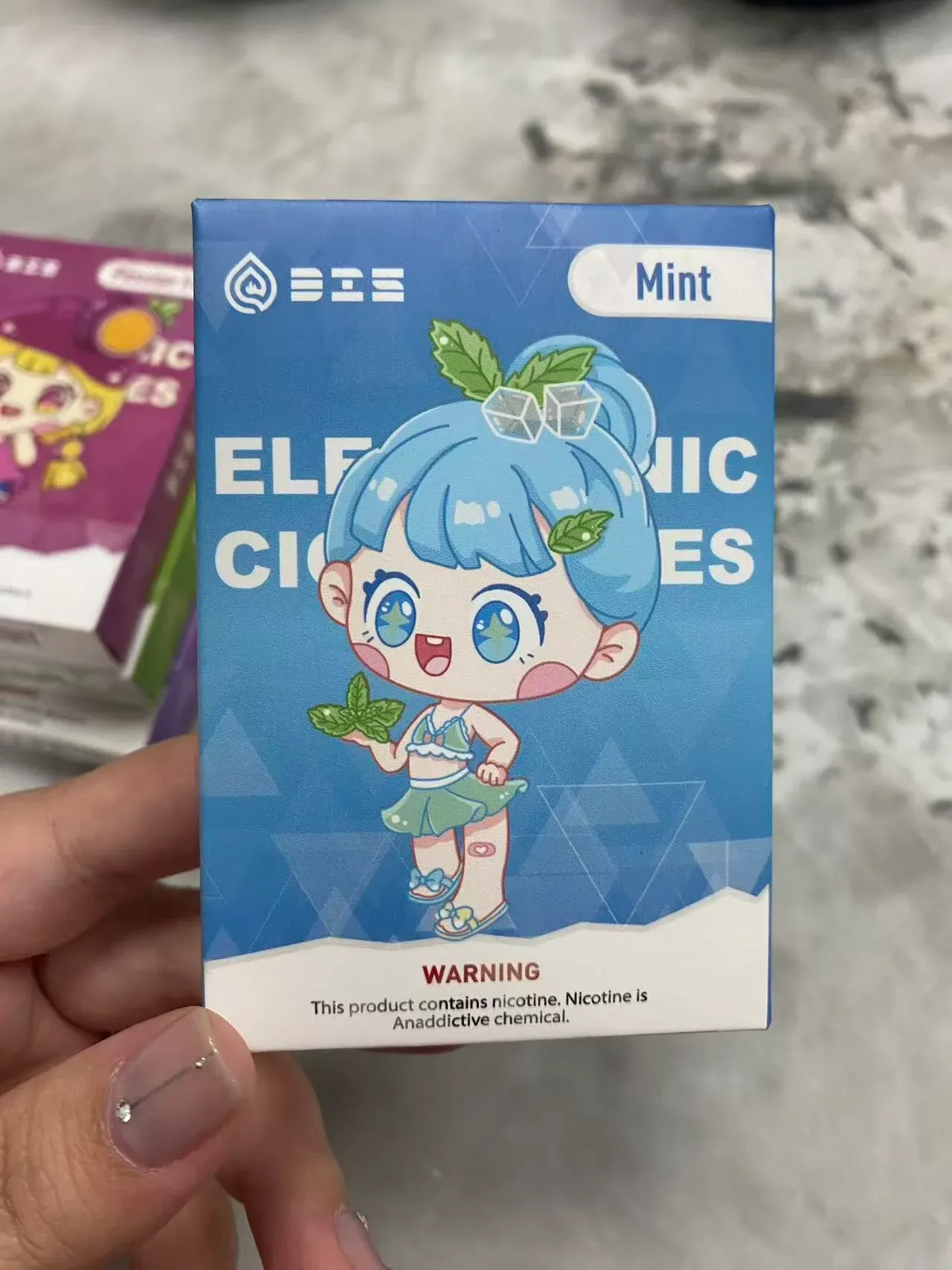 DIS迪斯煙彈 一代電子煙霧化彈 敲可愛少女包裝【3顆裝】